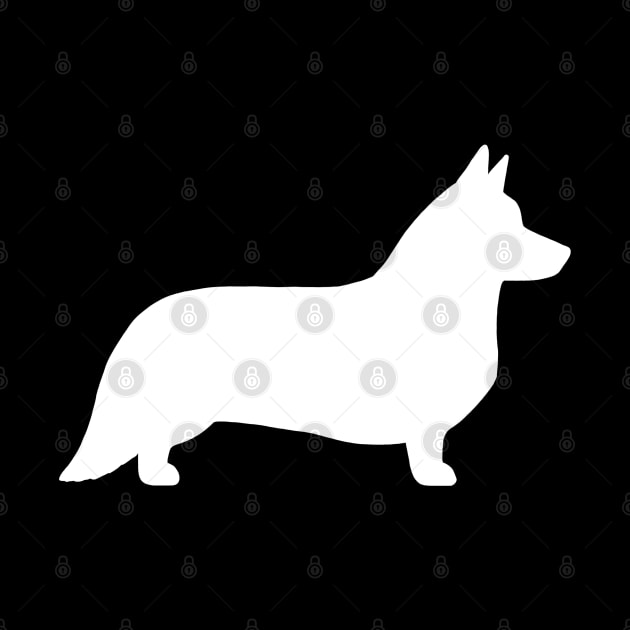 Cardigan Welsh Corgi Silhouette by Coffee Squirrel