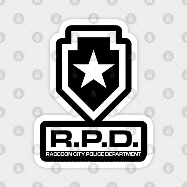 Pocket Raccoon City Police Department RPD Magnet by Anthonny_Astros