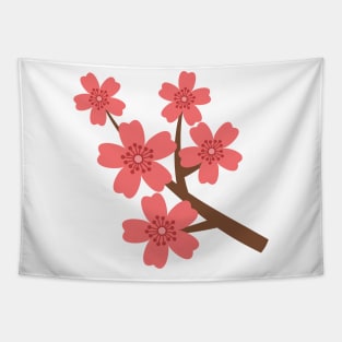 Cute Hibiscus Floral Tapestry