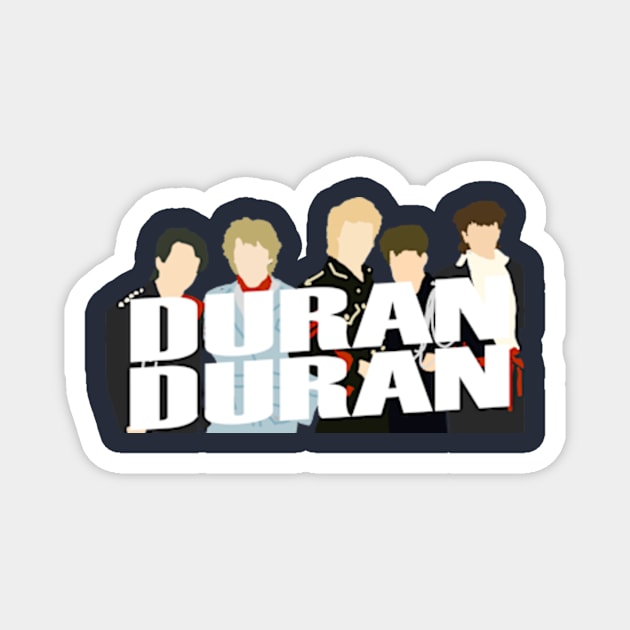 Duran Duran Silhouette A3 Magnet by Vatar