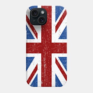 Union Jack Flag (weared) Phone Case