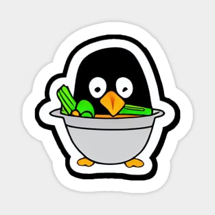 Penguin Poke Bowl Magnet