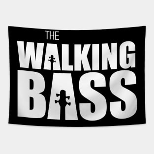 Funny THE WALKING BASS T Shirt design cute gift Tapestry