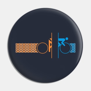 Bike Stripes Portal (Chain) Pin