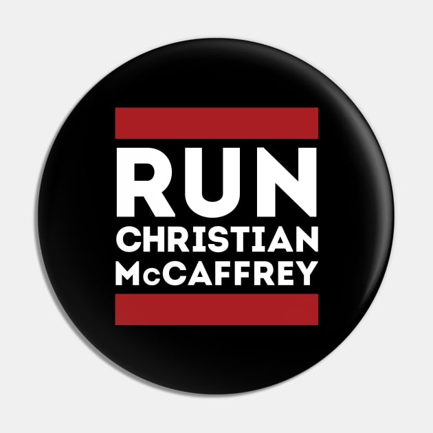 Run Christian McCaffrey Pin by Funnyteesforme