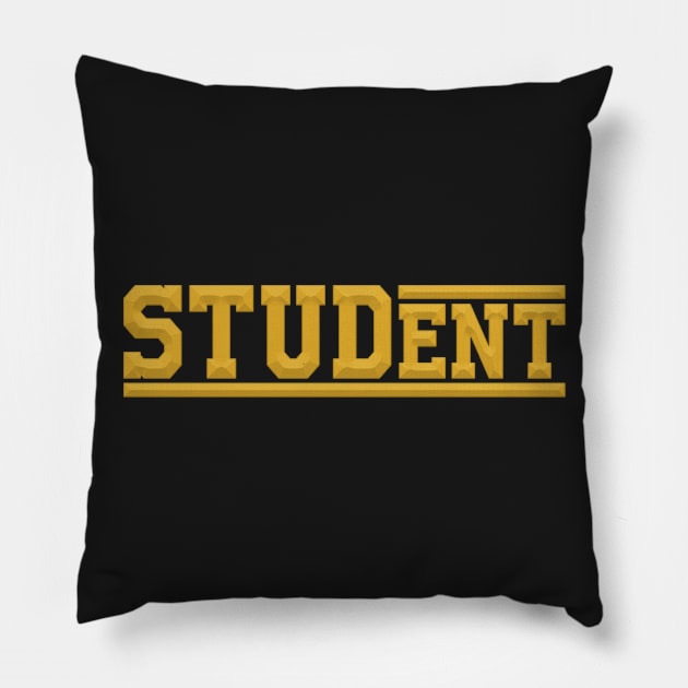 STUD ent Pillow by HattyOne