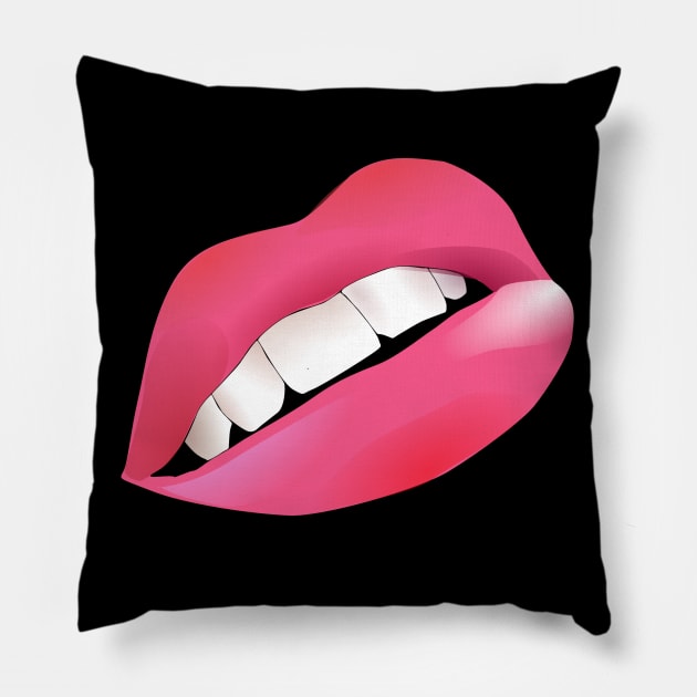 Lips Pillow by cameradog