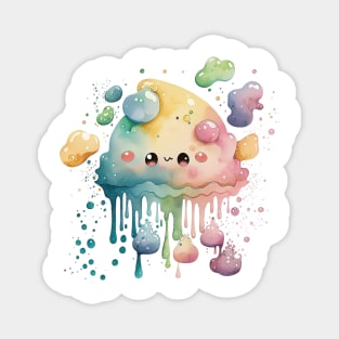 Kawaii Water Color Paint Drop Magnet