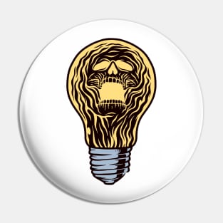 Ghost Light in the Bulb Pin