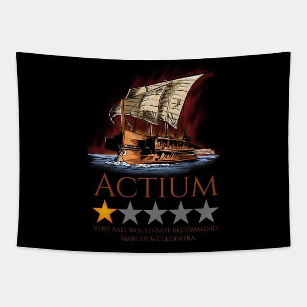 Battle Of Actium - Roman Trireme - Ancient Rome Meme SPQR Tapestry by Styr Designs