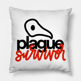 plague survivor Pillow