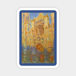 Rouen Cathedral by Claude Monet Magnet