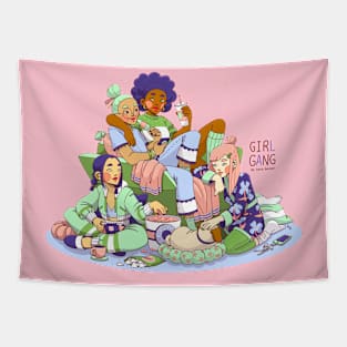 Girl Gang Slumber Party Tapestry