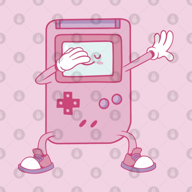 Dabbing Game Boy by Bruno Pires