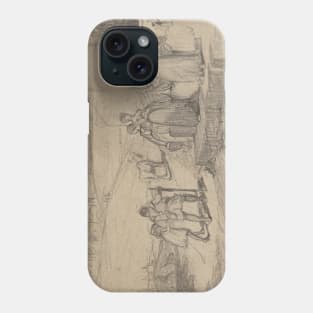 Father and Son by Elihu Vedder Phone Case
