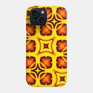 Bright Yellow Expressionist Art Yellow Rose Pattern 6 Phone Case