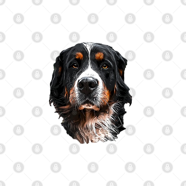 Bernese Mountain Dog by ElegantCat