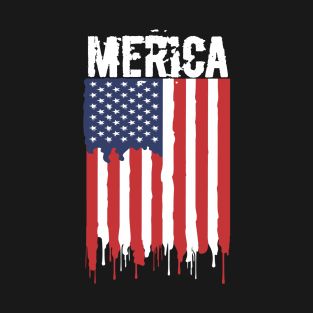 4 of July America independence day usa Celebration MERICA T-Shirt