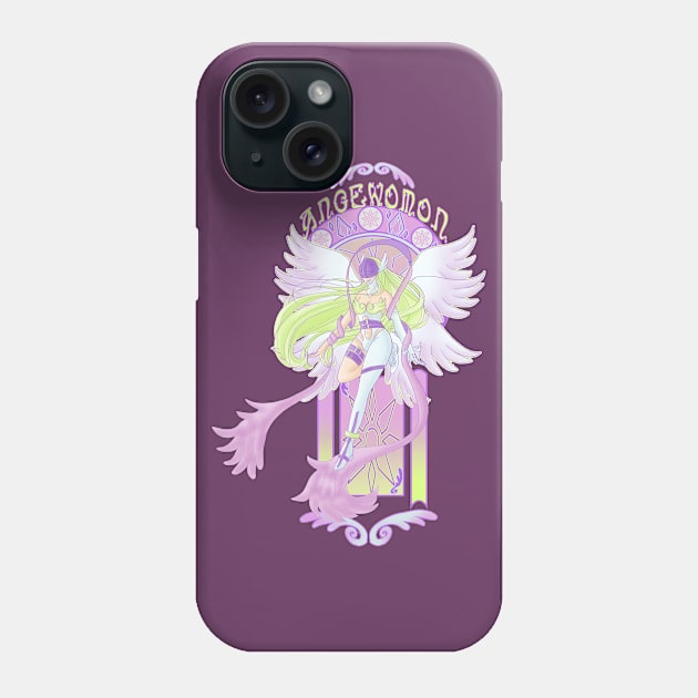 Angewomon Nouveau Phone Case by shelbywolf