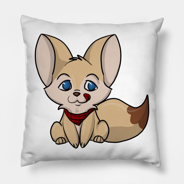 Sweet tooth Fennek Pillow by Fennekfuchs