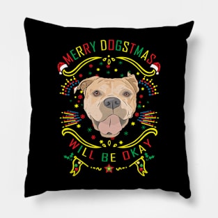 Merry Dogstmas Pets Pillow