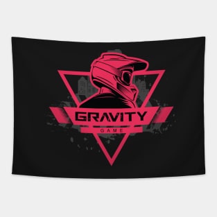 Gravity Mountain Biking Tapestry