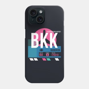 Bangkok (BKK) Airport // Sunset Baggage Tag Phone Case