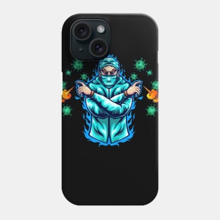 Fight Against Illustration Phone Case