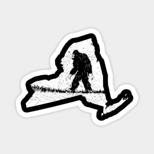 Bigfoot New York State Magnet