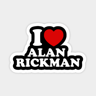 I Love Alan Rickman Magnet