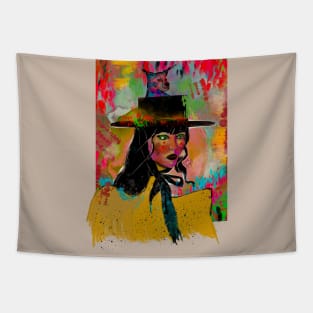 Lady with a hat Tapestry