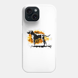 Black and Tan Coonhound Dog Minimal Phone Case