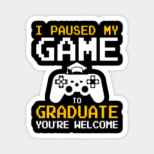 Proud of Class of 2023 Senior Graduate Game Lover Graduation Magnet