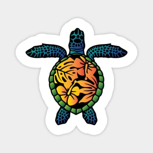 Tropical Sea Turtle Magnet