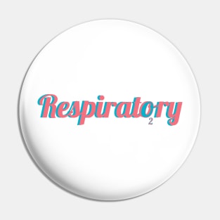 Respiratory Therapist Font Pin