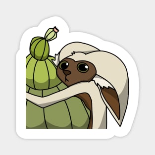 Momo and Cactus Magnet