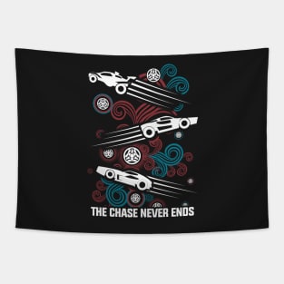 Rocket League Video Game The Chase Funny Gifts Tapestry