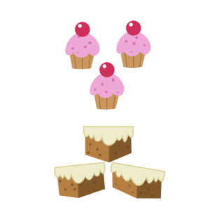 My little Pony - Cup Cake + Carrot Cake Cutie Mark V2 T-Shirt