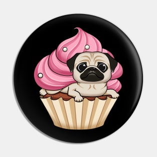 Pug-cakes: The Perfect Blend of Cute and Sweet Pin