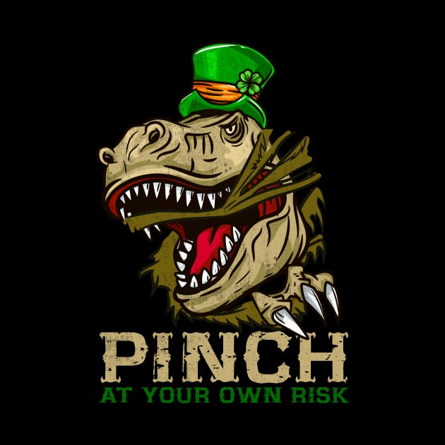 Warning Pinch at your own Risk I Funny St. Patrick's Day graphic by biNutz