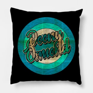 Retro Vintage Doony Osmond Pillow