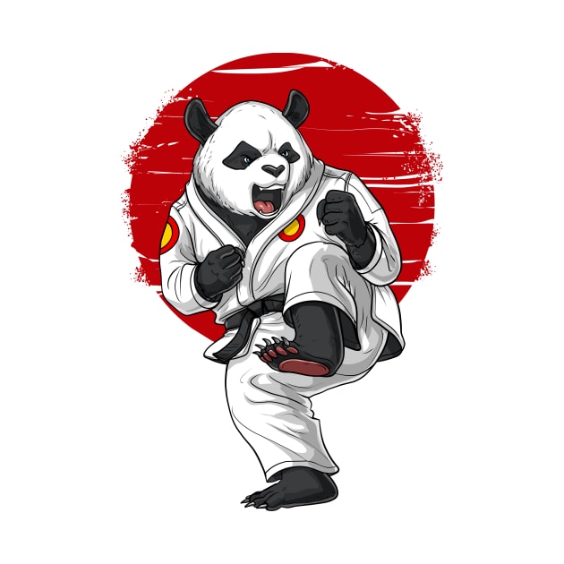 Panda Bear Karate by underheaven