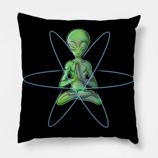 Planetary Buddha Zen Alien Yoga Pillow