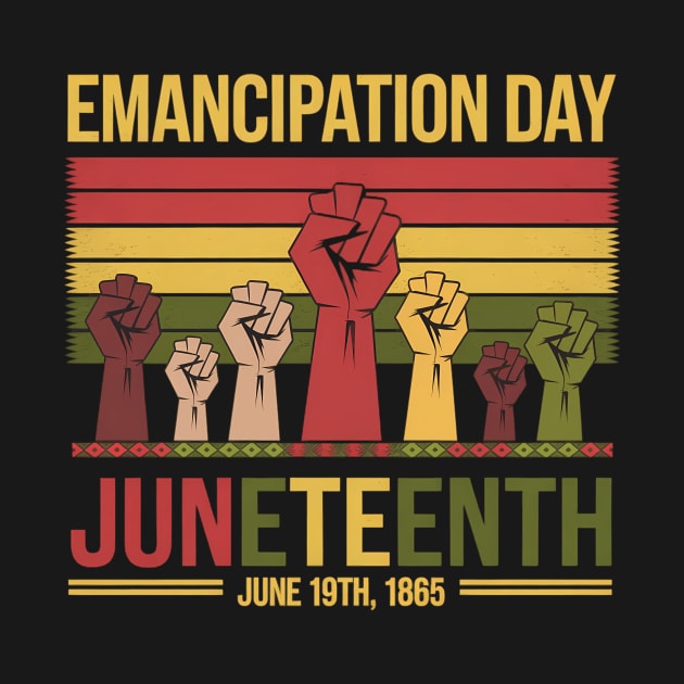 Emancipation Day Juneteenth June 19TH 1865 American Black Freedom Day