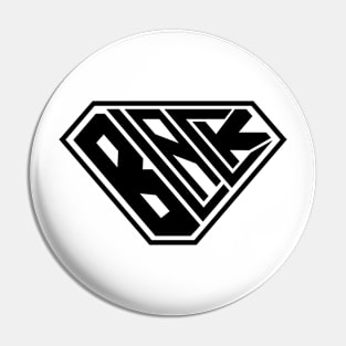 Black SuperEmpowered (Black) Pin