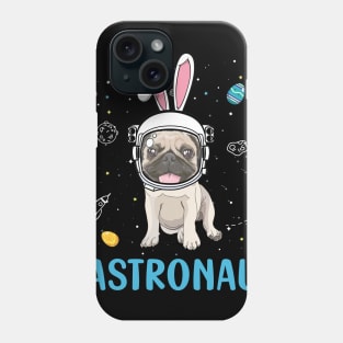 Eastronaut Pug Astronaut Easter Day Phone Case