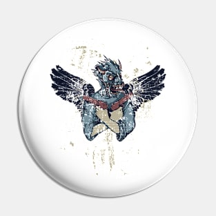 Two Guns Angel Pin