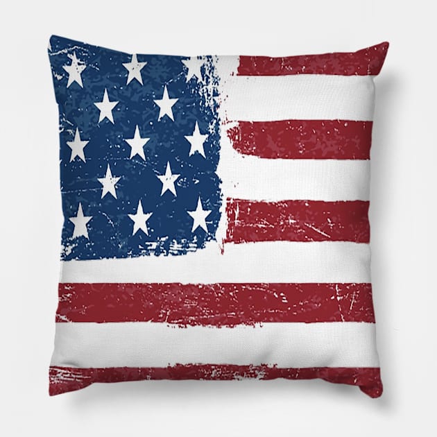 american flag Pillow by osaya