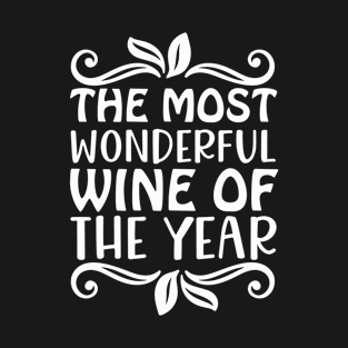 The Most Wonderful Wine Of The Year-Funny Christmas T-Shirt