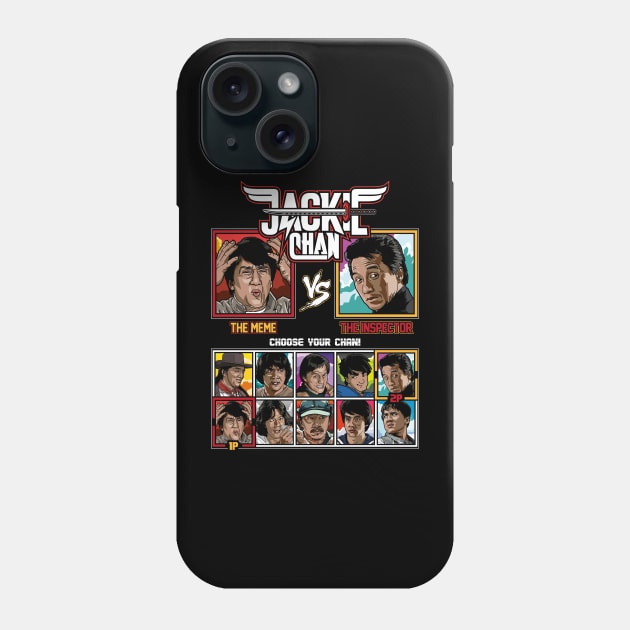 Jackie Chan Fighter Phone Case by RetroReview